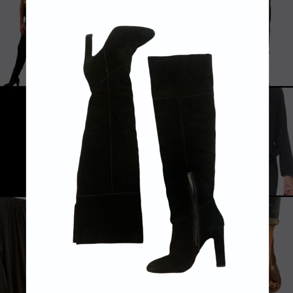 Over knee aldo heel boots